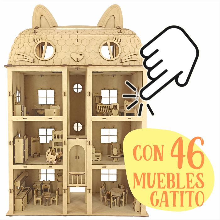 Instrucciones mini mansion gatito