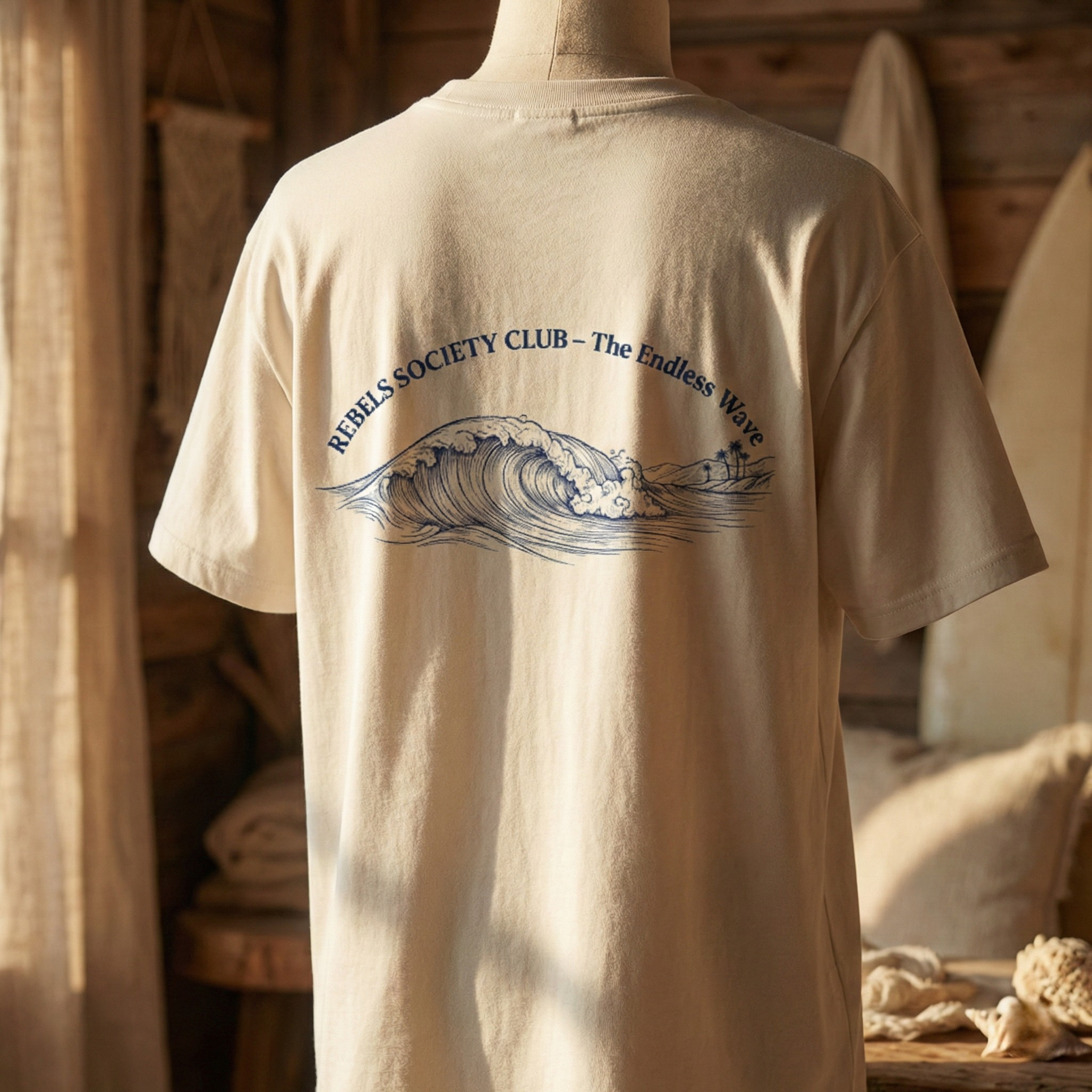 Detalle espalda T - Shirt Over The Endless Wave