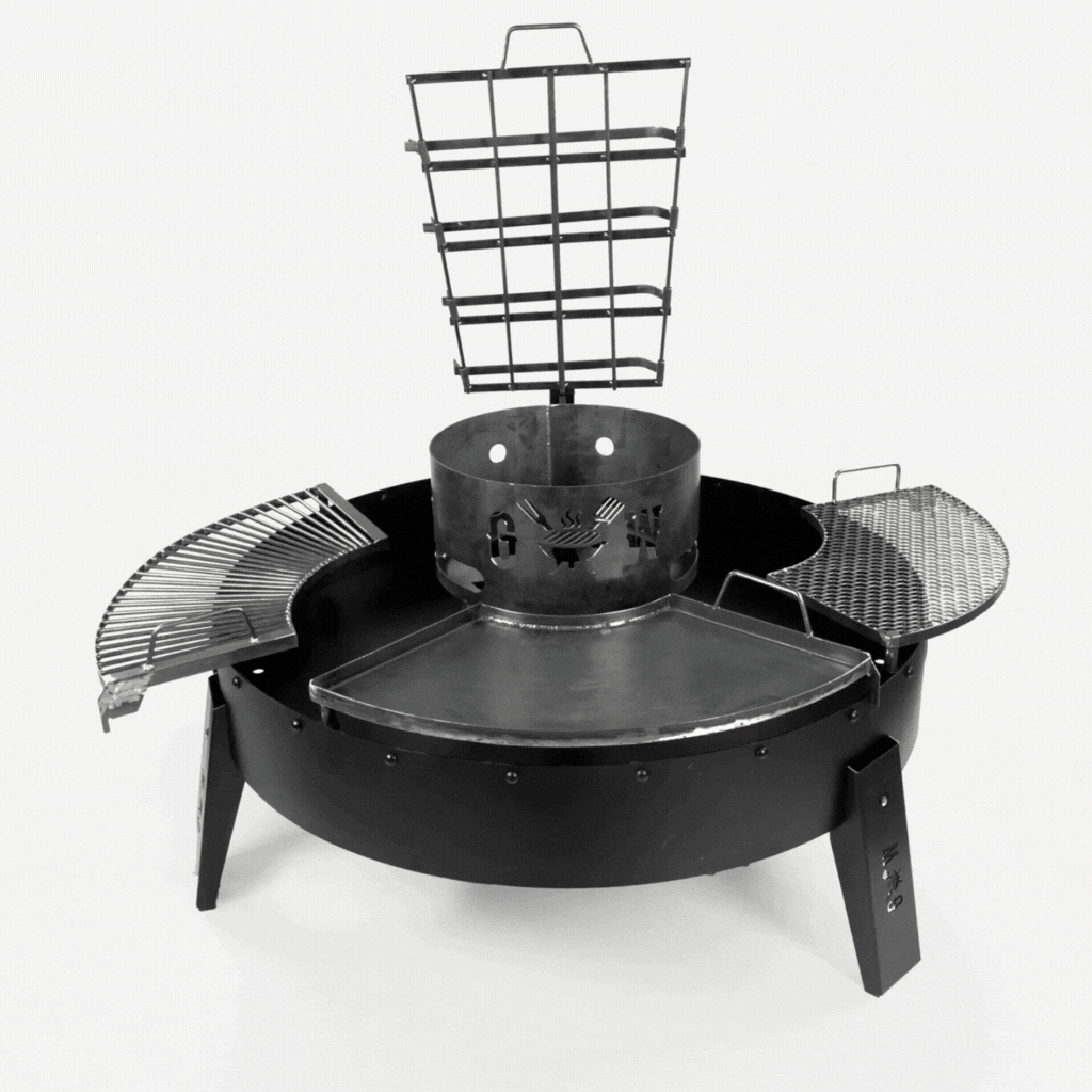 Fogonero Grill West 120 Negro
