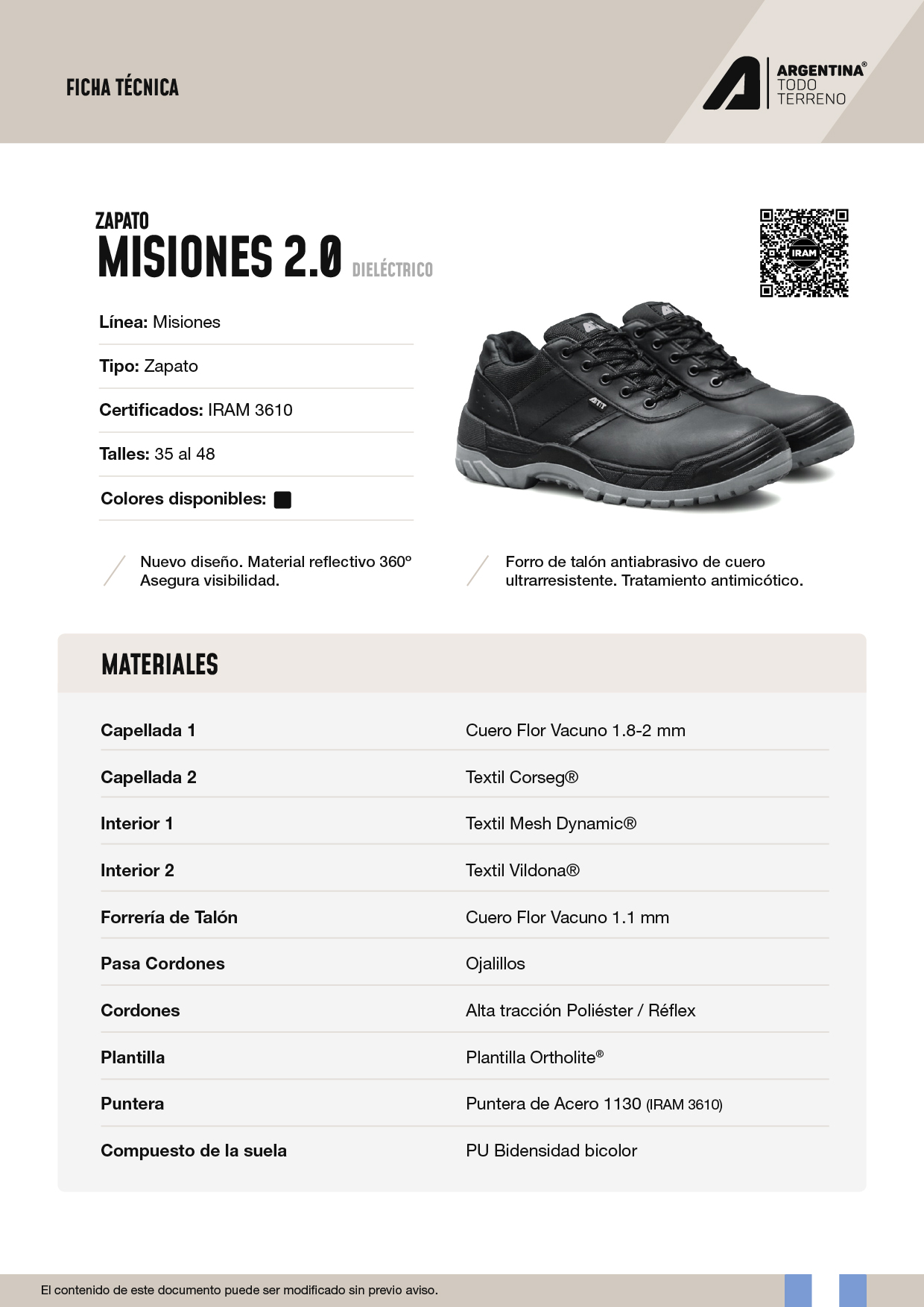 Zapato Misiones 2.0 Marrón
