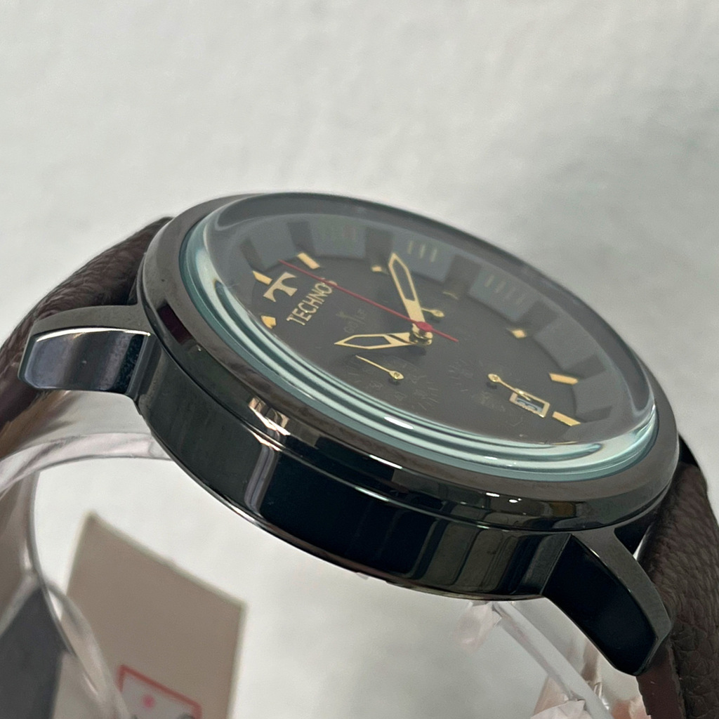 Technos Golf detalhes do mostrador e acabamento