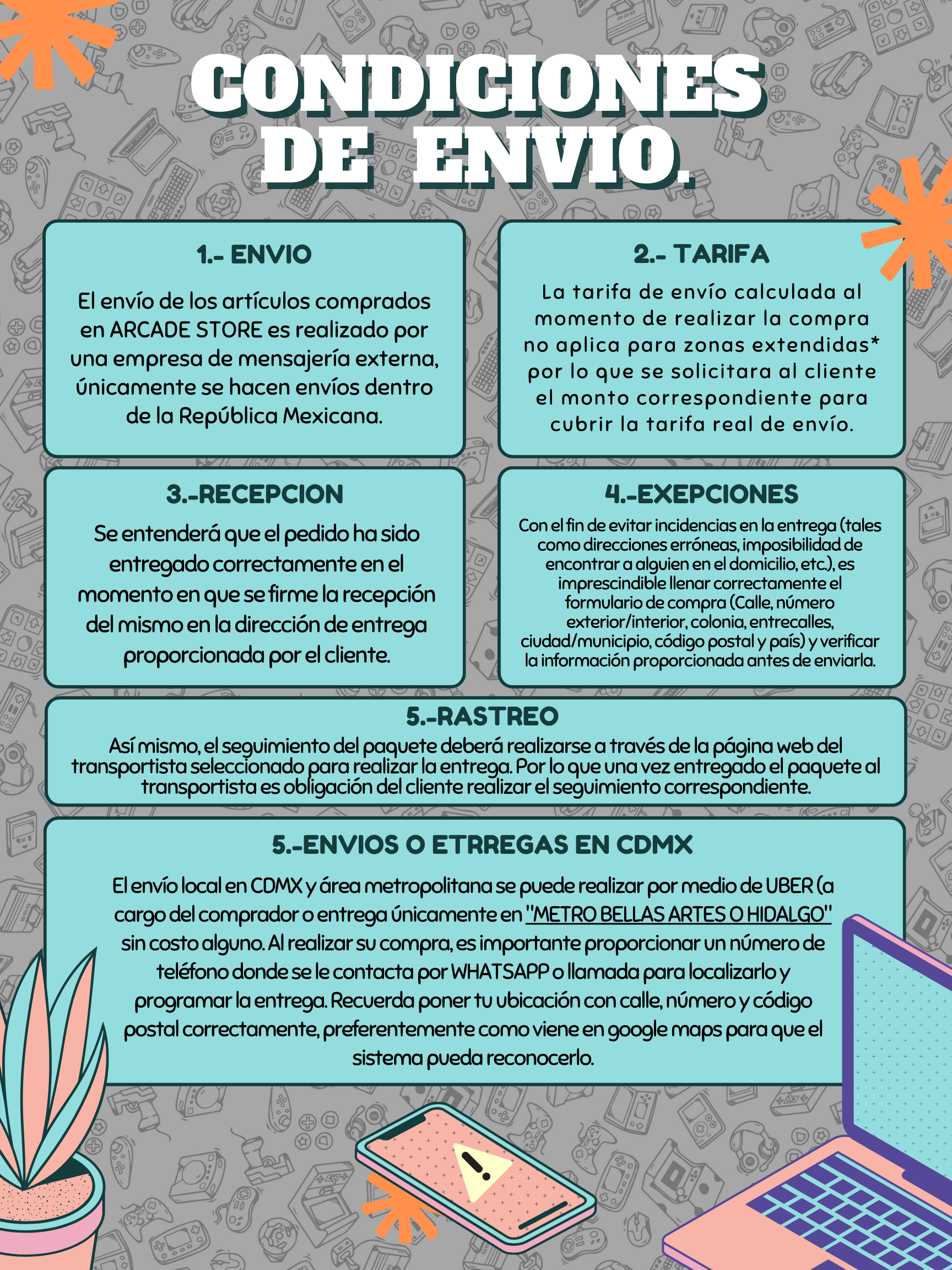 POLITICAS DE ENVIO