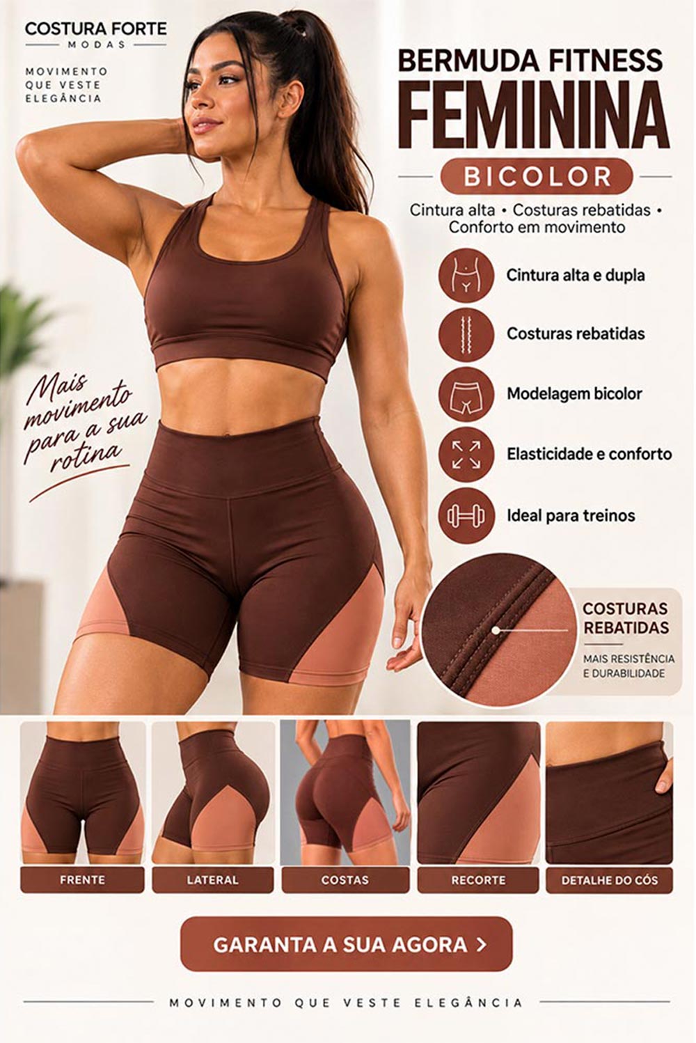 Bermuda Feminina Fitness