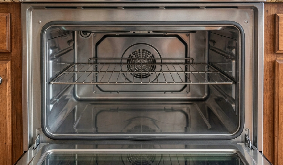 Superficie limpia despu&eacute;s de utilizar el Limpiador de Hornos y Parrillas Penetrit