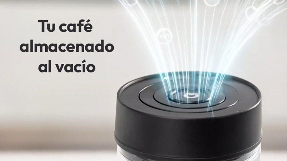 Elimina el oxígeno para conservar el café