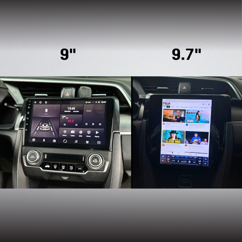 Honda Civic com Multim&iacute;dia Kascar Navpro