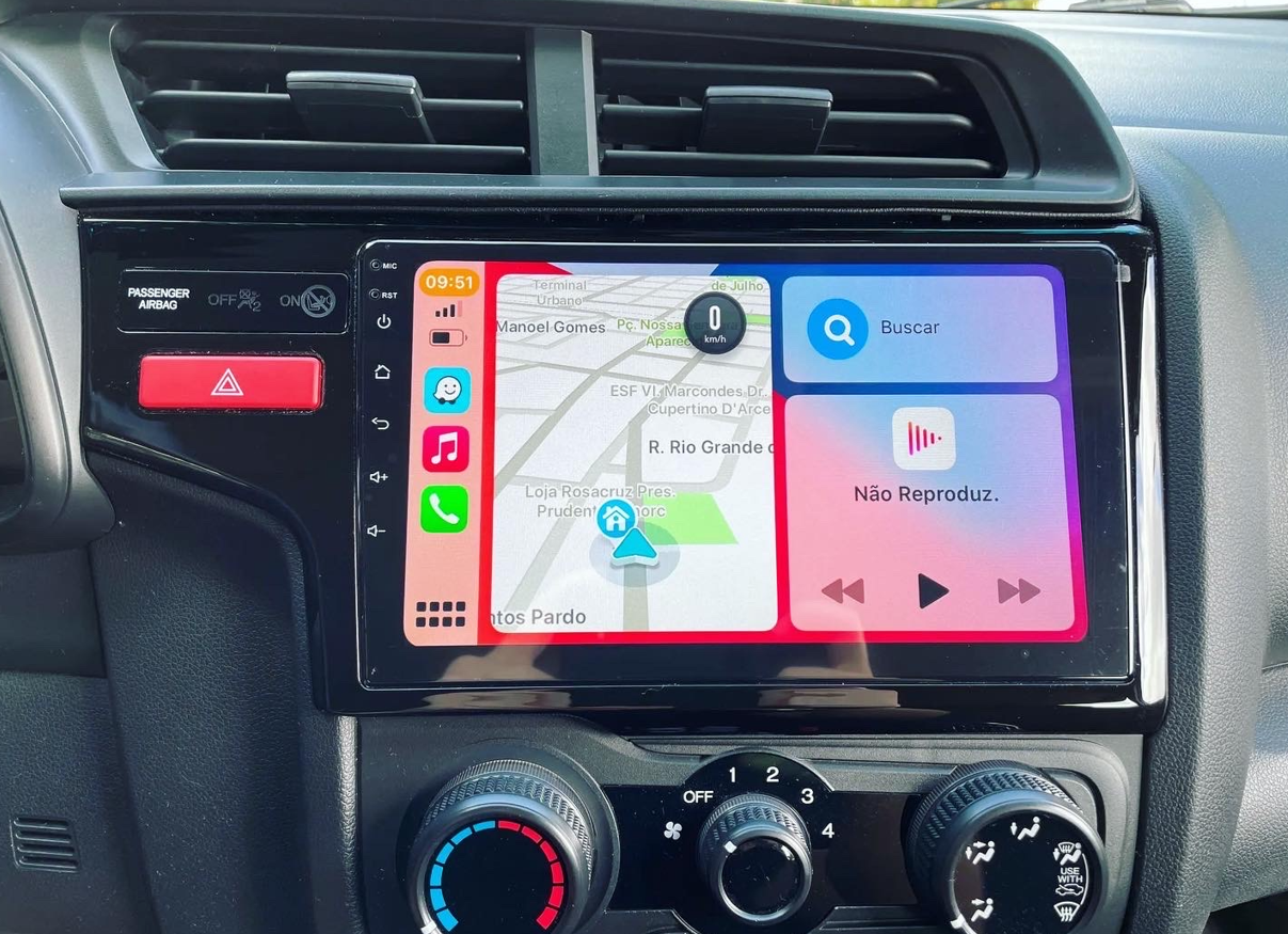 Controles do volante Honda funcionando perfeitamente.