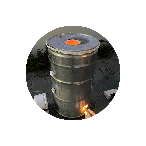 Curso forno de raku forno de biscoito