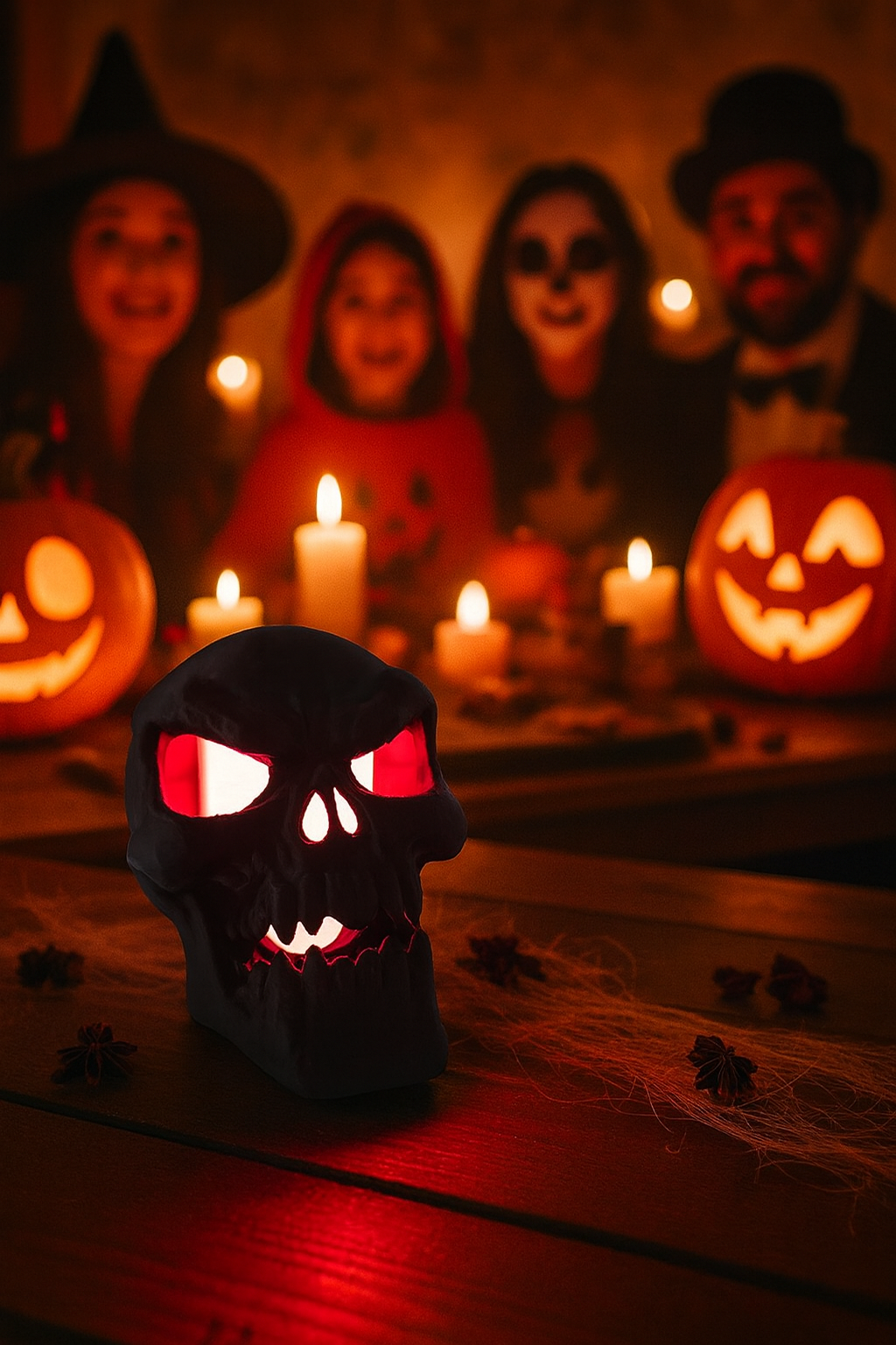 Caveira Skull Light LED - Vista 1