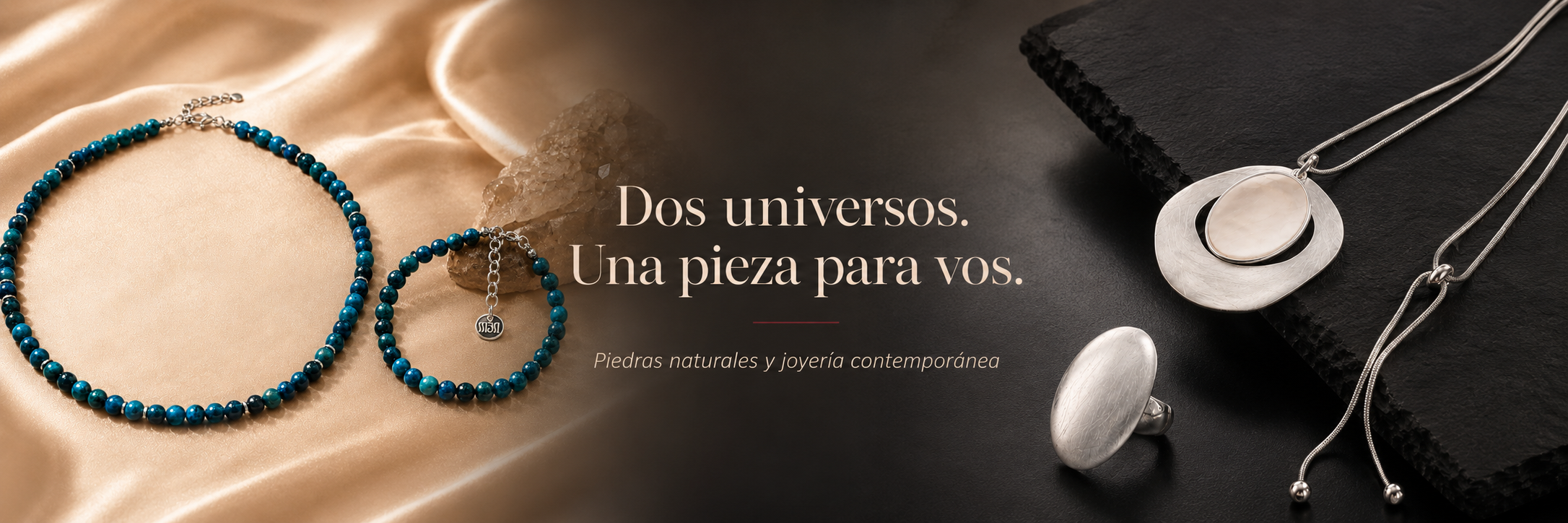 Banner NEM Accesorios joyeria de diseño y piedras naturales