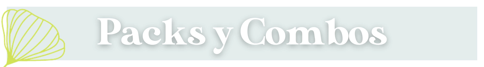 Banner de la categoría Packs y Combos