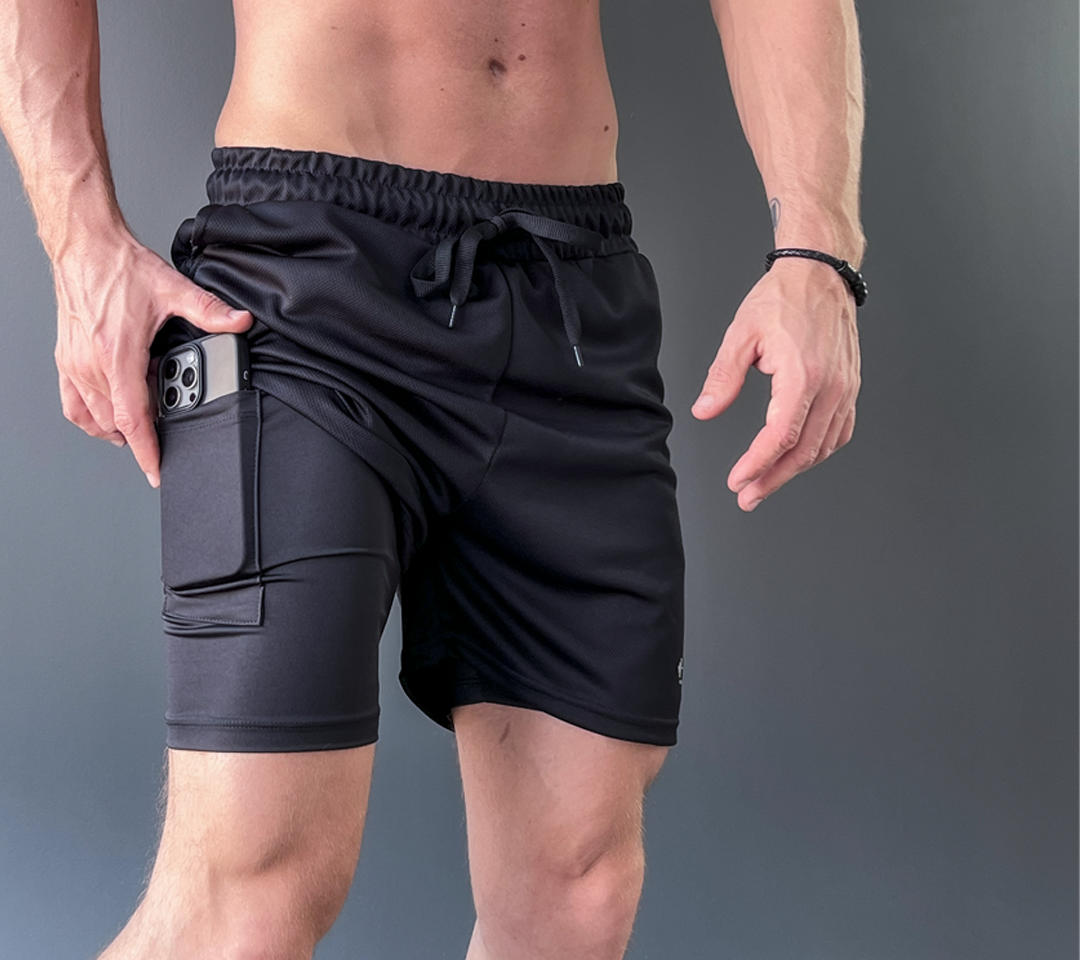 Bolso para Celular - Shorts Training 2 em 1