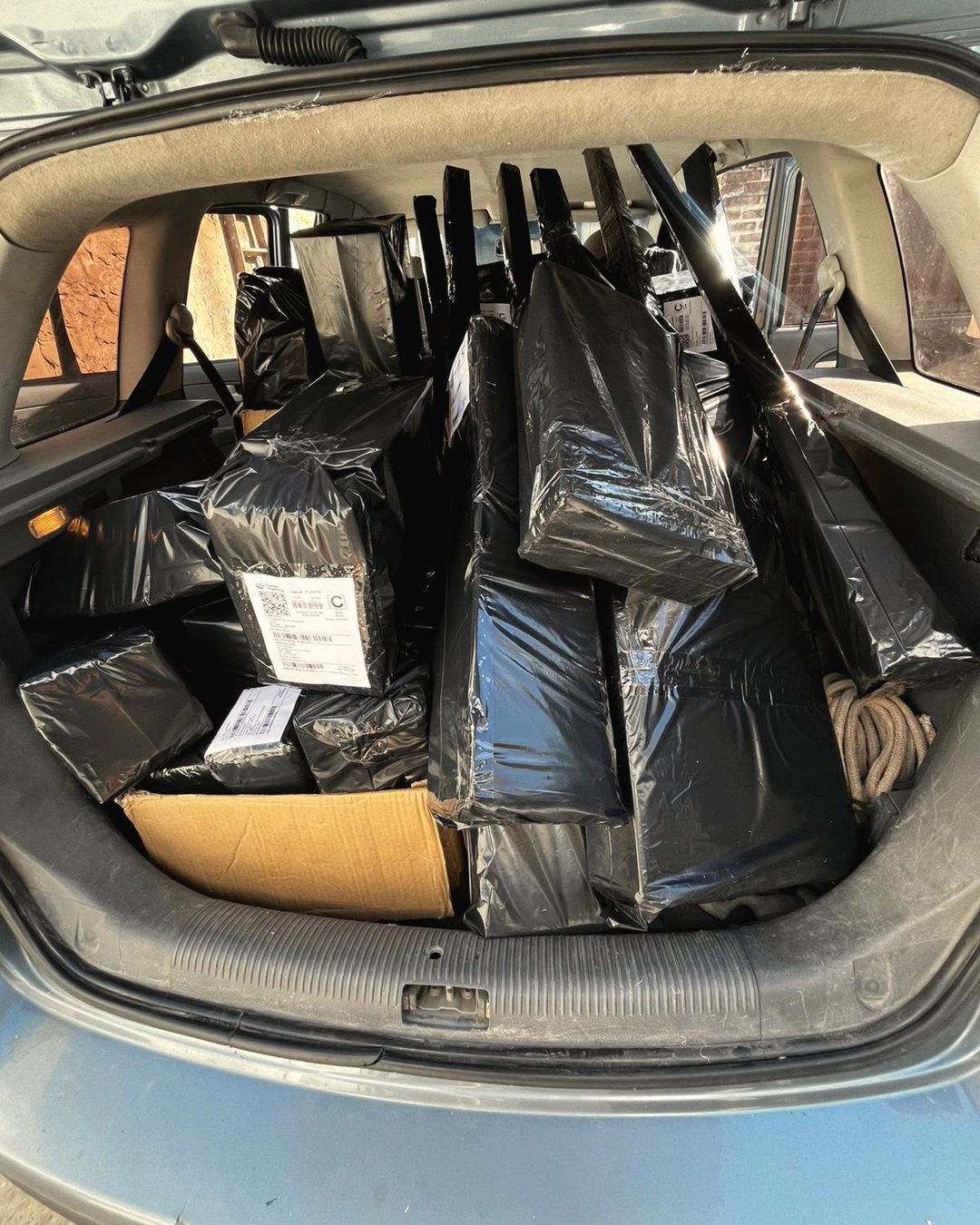 Auto cargado de pedidos embalados