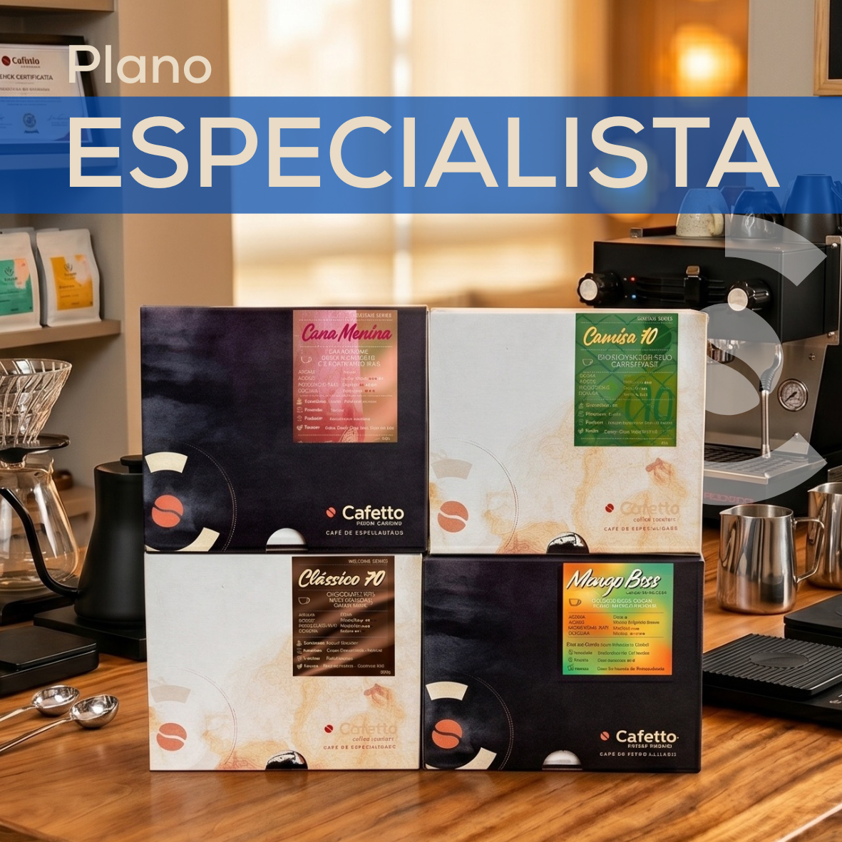 Plano ESPECIALISTA do Clube Cafetto