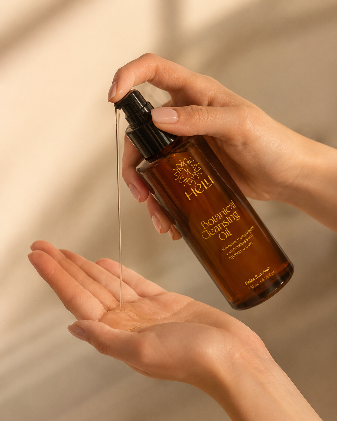 Pele sens&iacute;vel limpa e confort&aacute;vel &mdash; Botanical Cleansing Oil