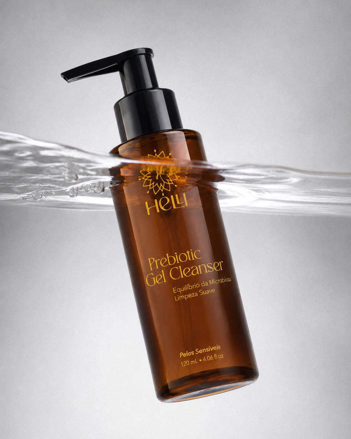 Pele sensível limpa e equilibrada — Prebiotic Gel Cleanser