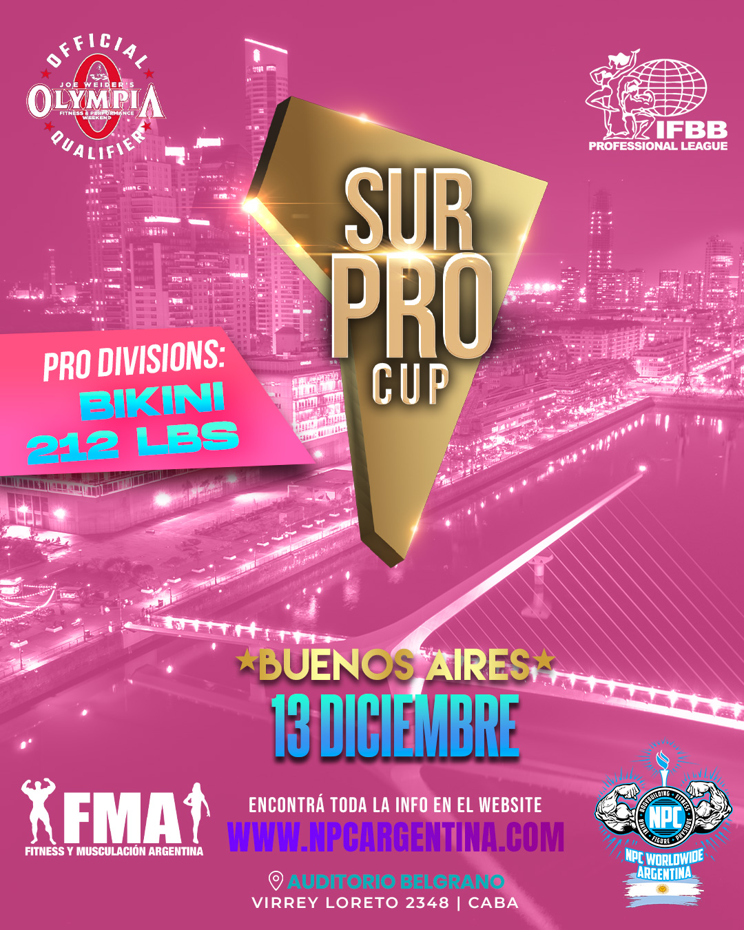 SUR PRO CUP DICIEMBRE 2025