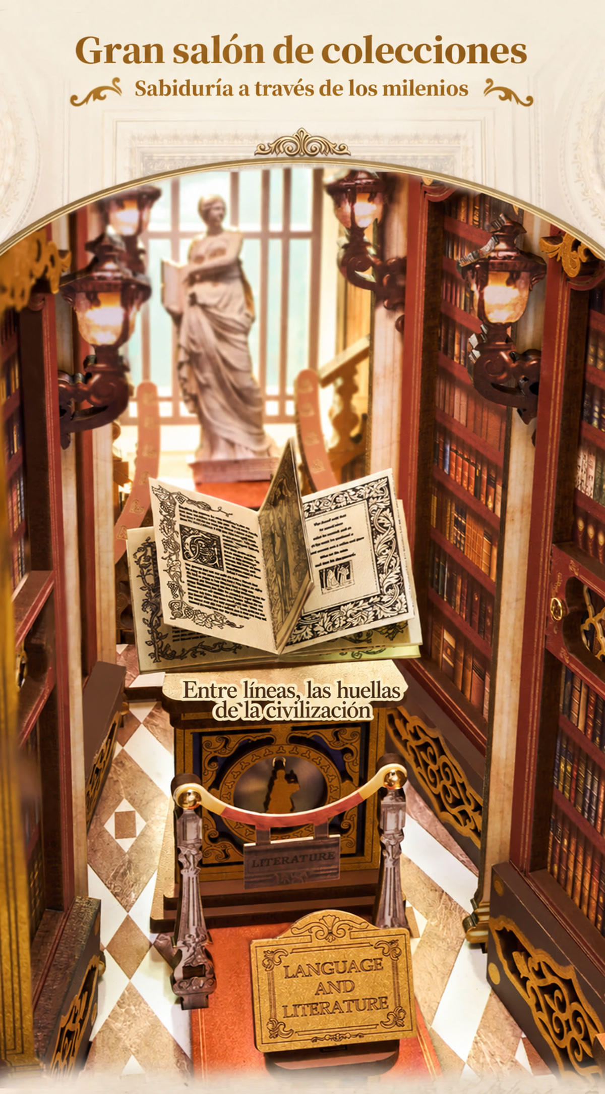 Biblioteca de las Maravillas Rolife TGB16 – gran salón