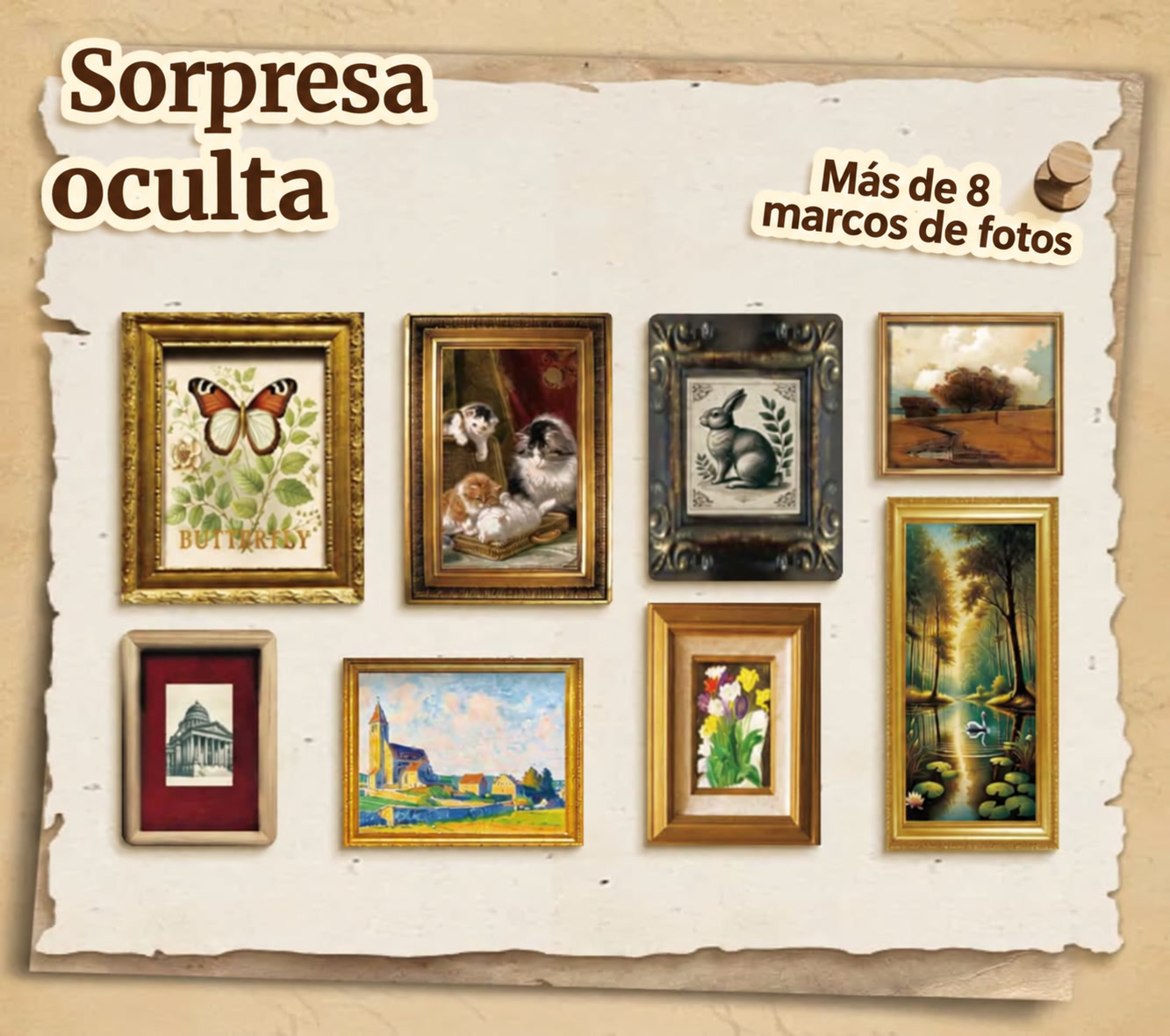 Book Nook Rolife TGE02 &ndash; sorpresa con marcos de fotos