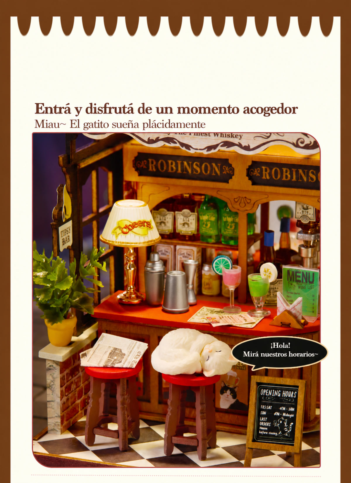 Tipsy Cat Bar Rolife DS054 &ndash; interior acogedor