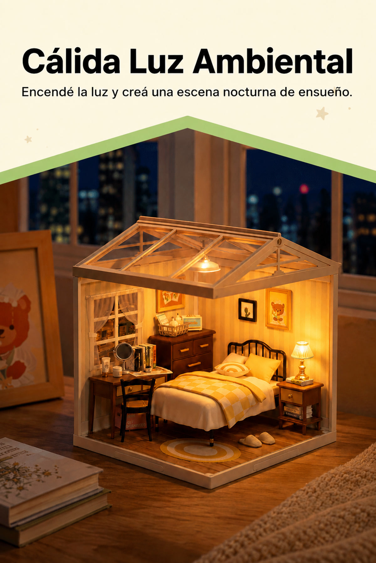 Dormitorio de Dulces Sue&ntilde;os Rolife DW009 &ndash; iluminaci&oacute;n ambiental