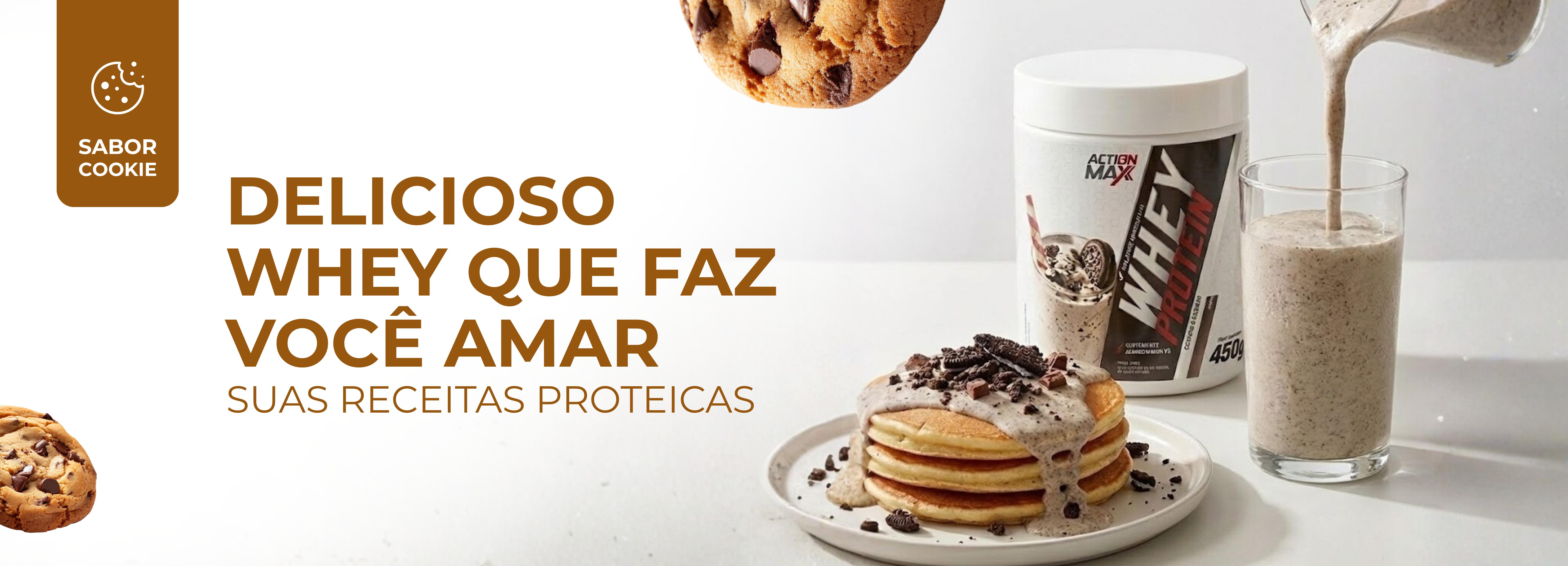 ACTION Whey Protein Cookies - Proteína para recuperação muscular