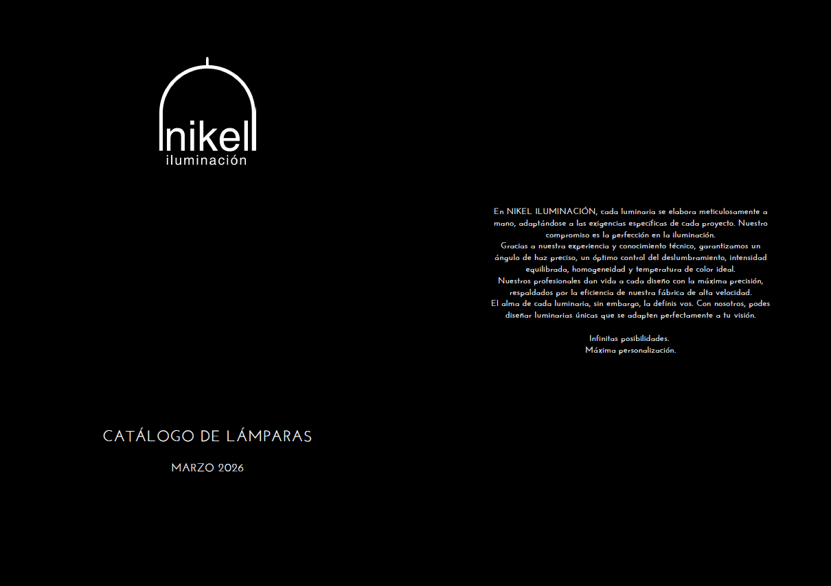 Catálogo Nikel Iluminación