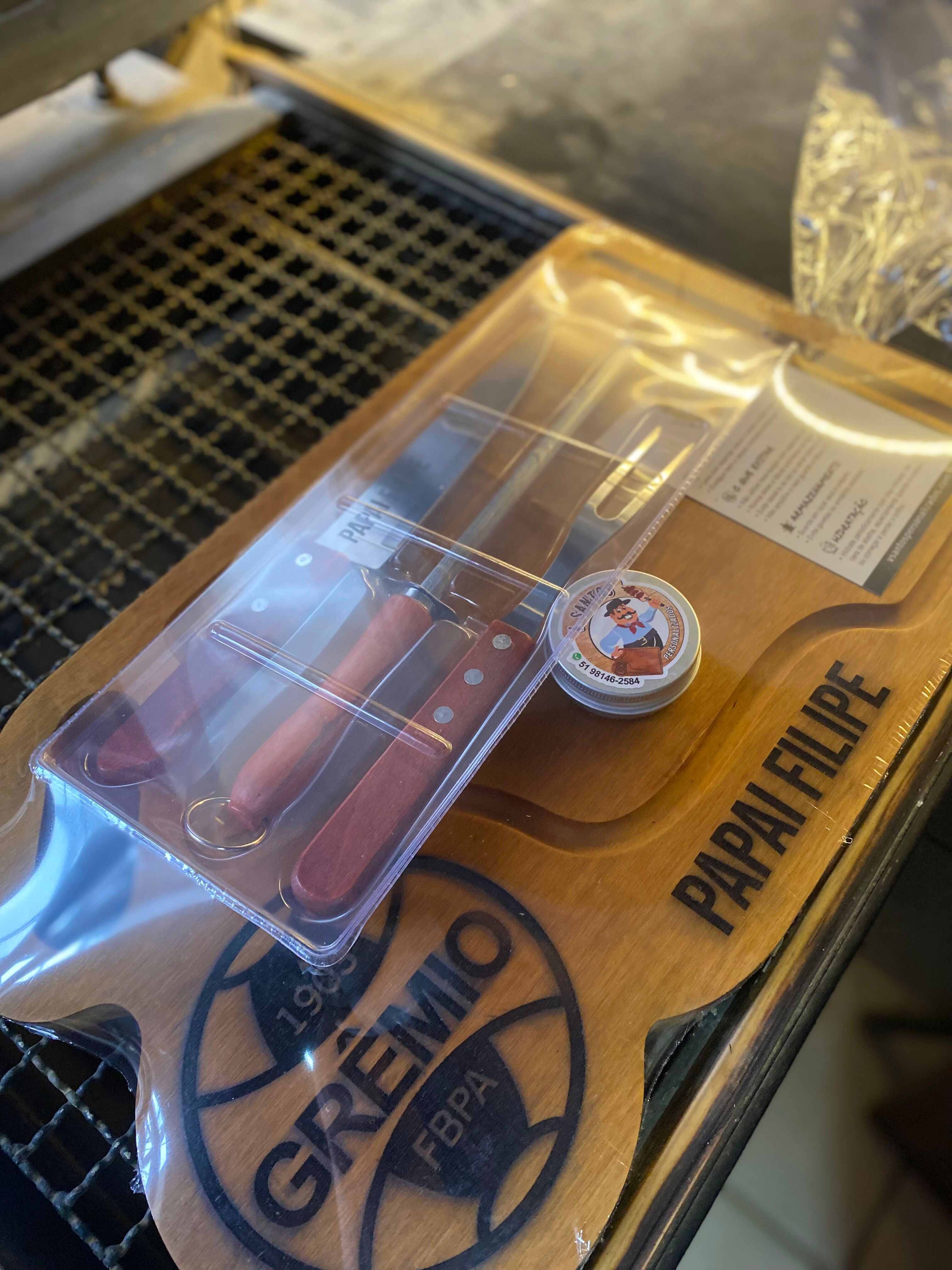 Kit plastificado, pronto para caixa