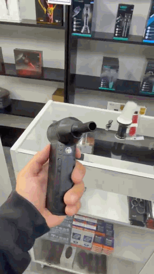 Mini soplador turbo en acci&oacute;n