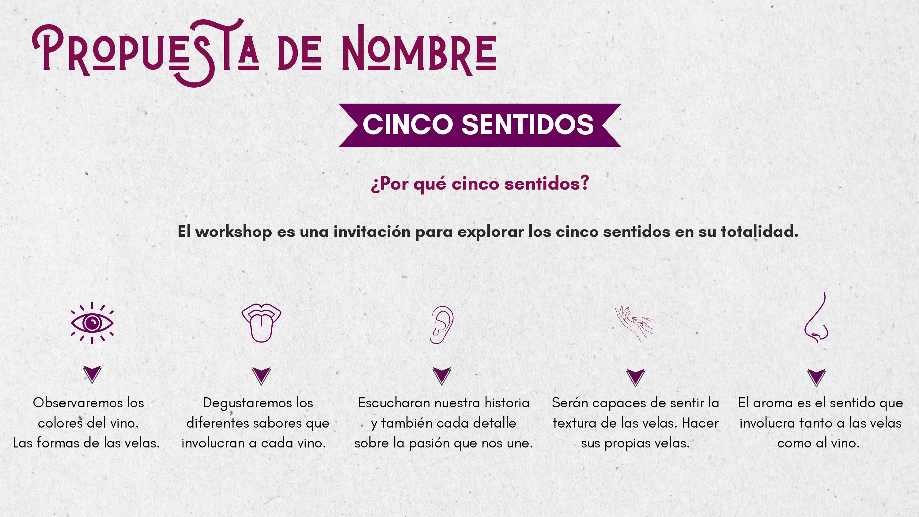 Por qué cinco sentidos