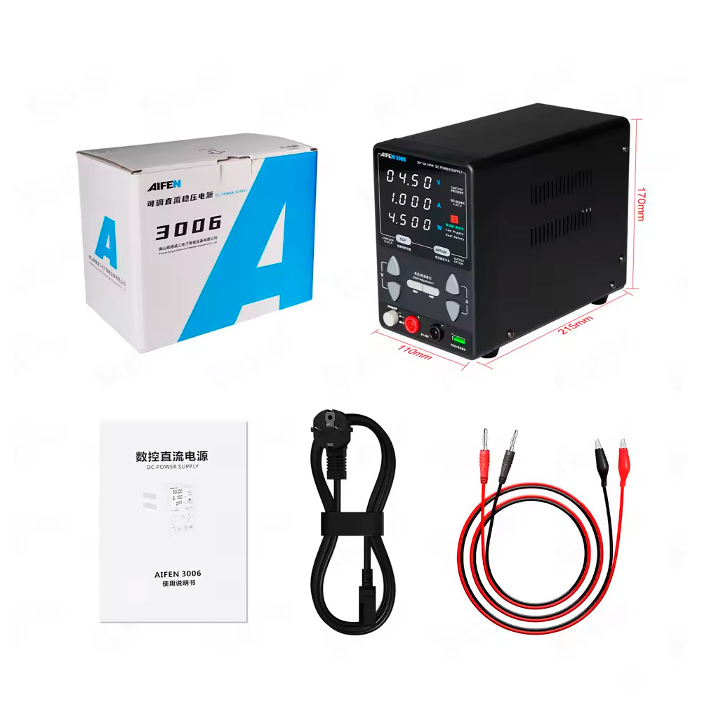 Contenido del paquete AIFEN 3006