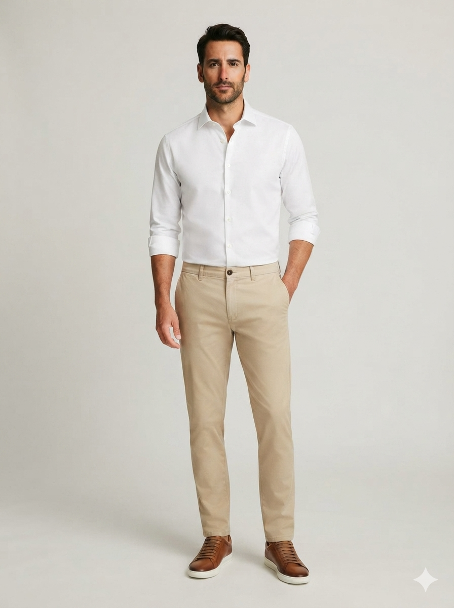 Pantal&oacute;n chino para oficina