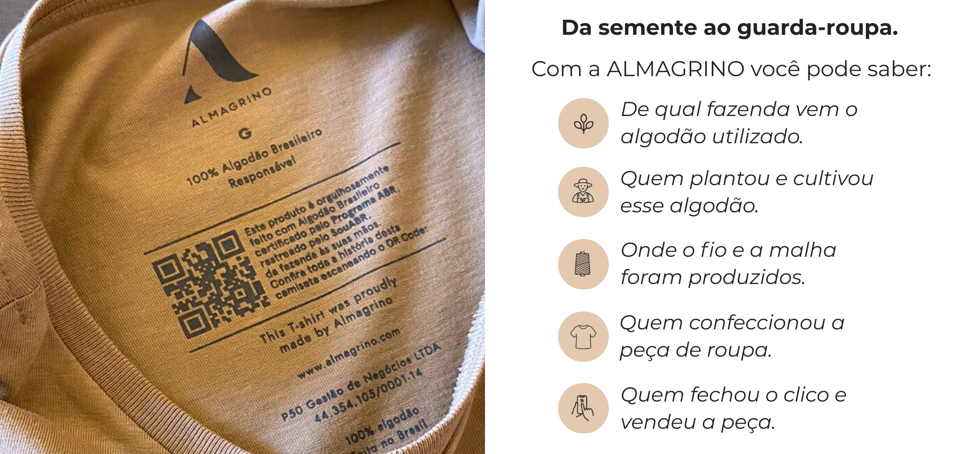onheça a Almagrino - Camisetas básicas de alta qualidade com inovação e sustentabilidade 3