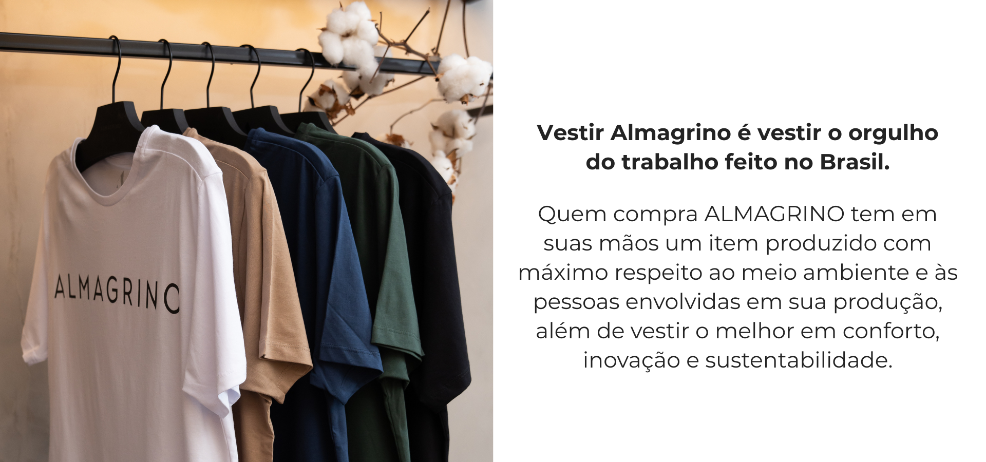 onheça a Almagrino - Camisetas básicas de alta qualidade com inovação e sustentabilidade 5