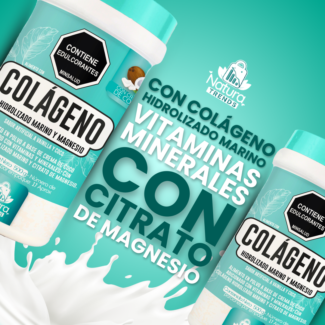 Con Colágeno Vitaminas minerales con citrato de magnesio