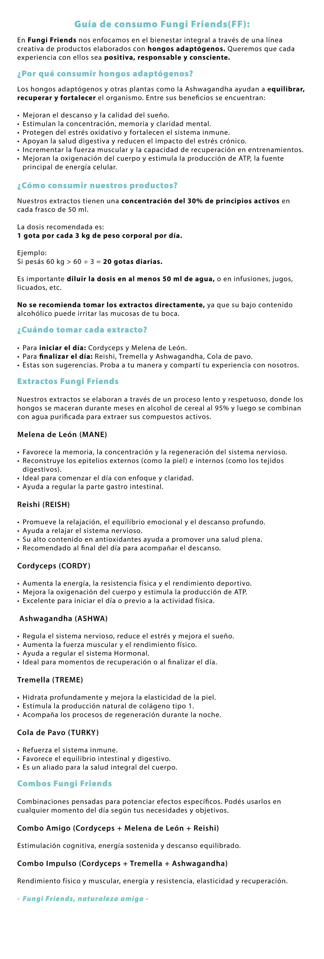 Guia de consumo de hongos adaptogenos