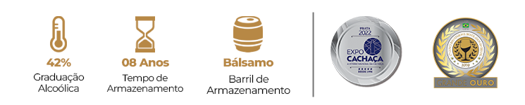 Especificações Cachaça Poço da Pedra Bálsamo 600ml