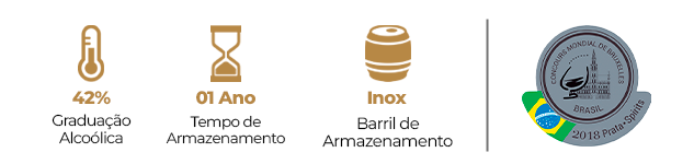 Especificações Cachaça Poço da Pedra Prata