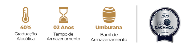 Cachaça Poço da Pedra Umburana Especificações