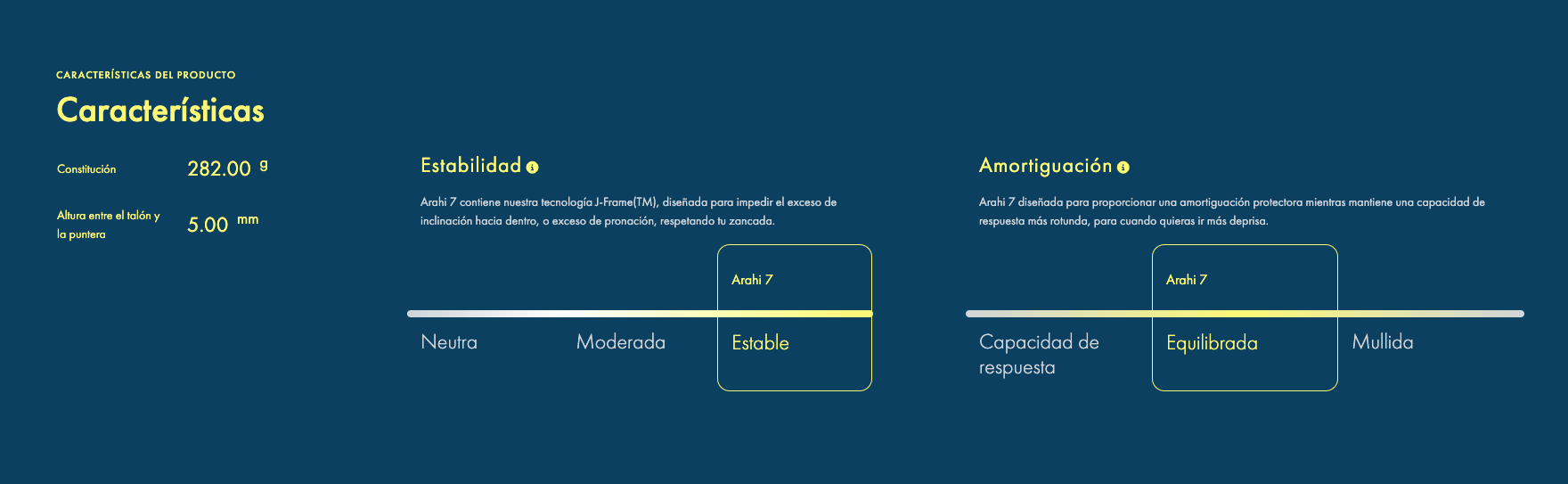 Tecnolog&iacute;a J-Frame HOKA