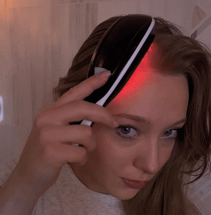 HairGlow™ | Cepillo de Terapia LED e Iones Negativos – AuGlanz