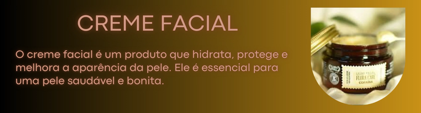 Banner da categoria Creme Facial
