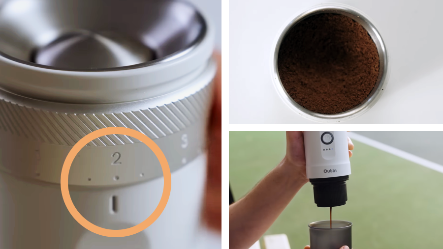 Moagem fina nível 2 para espresso