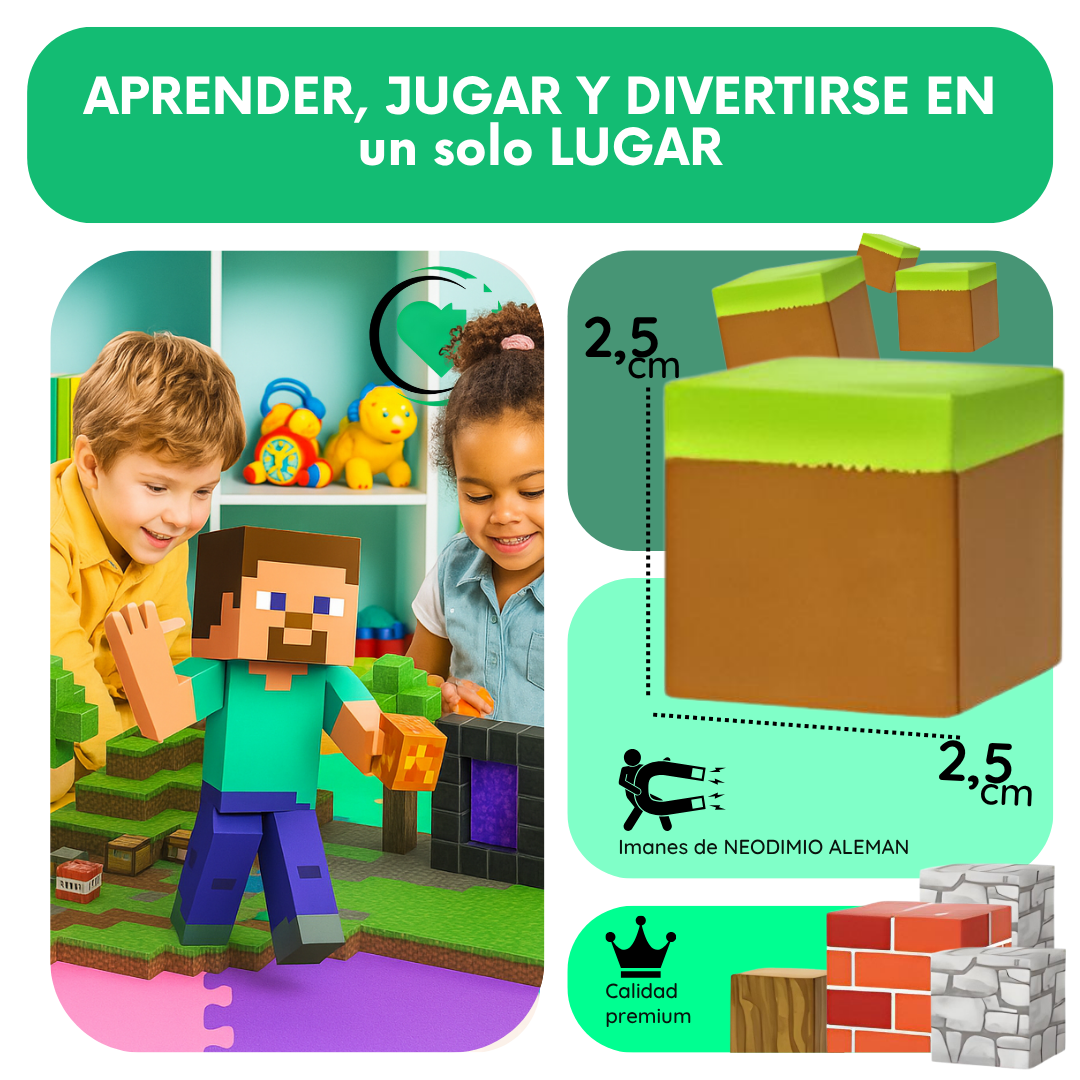 Niños usando Portal Minecraft BienestarPlus