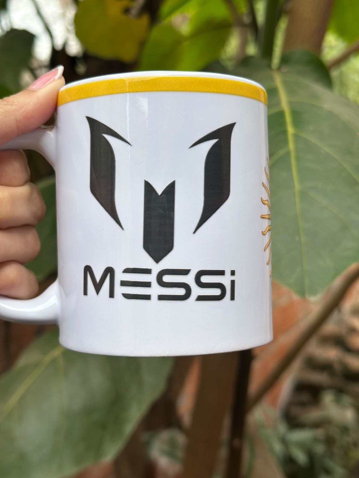 Taza logo Messi