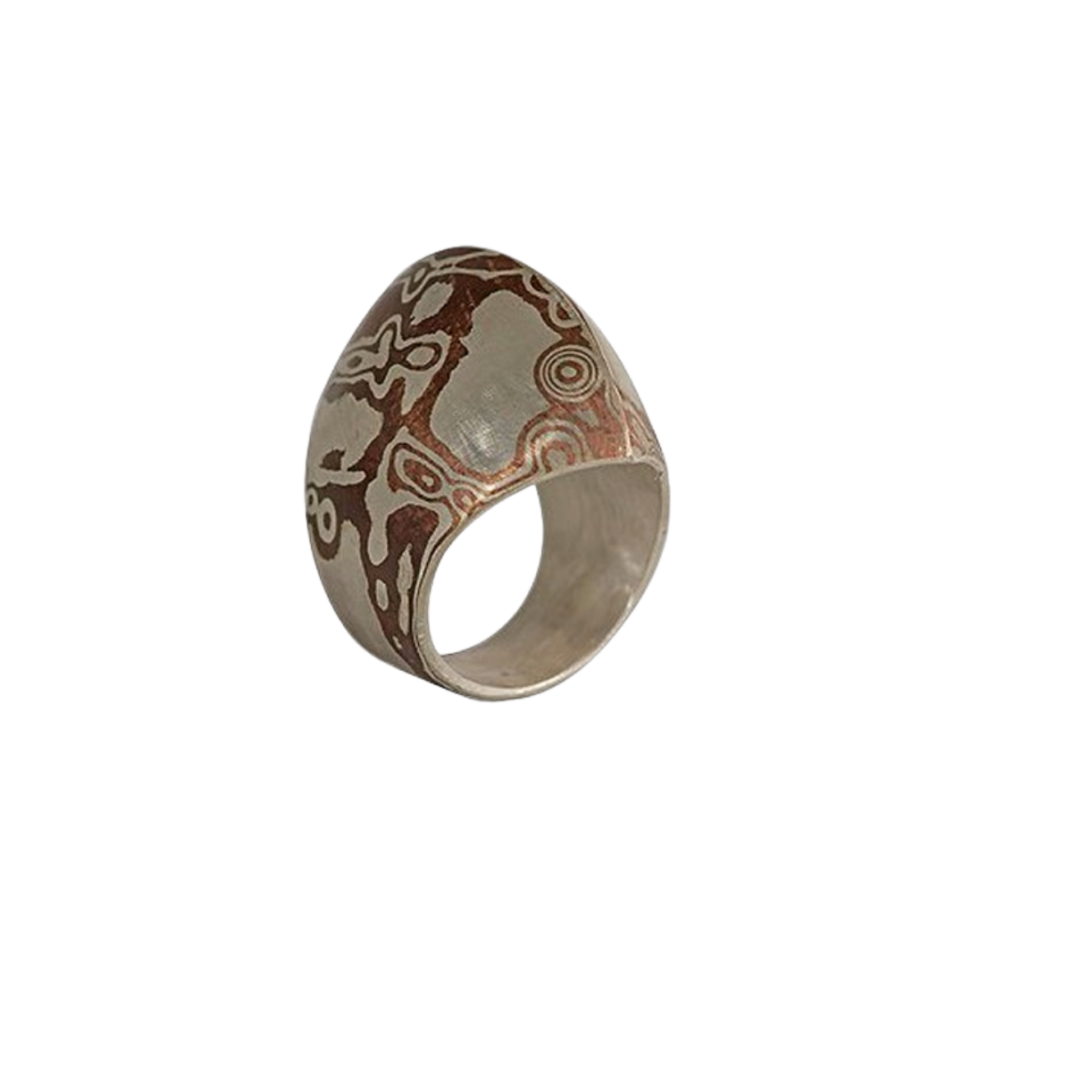 Anillo Mokume Gane