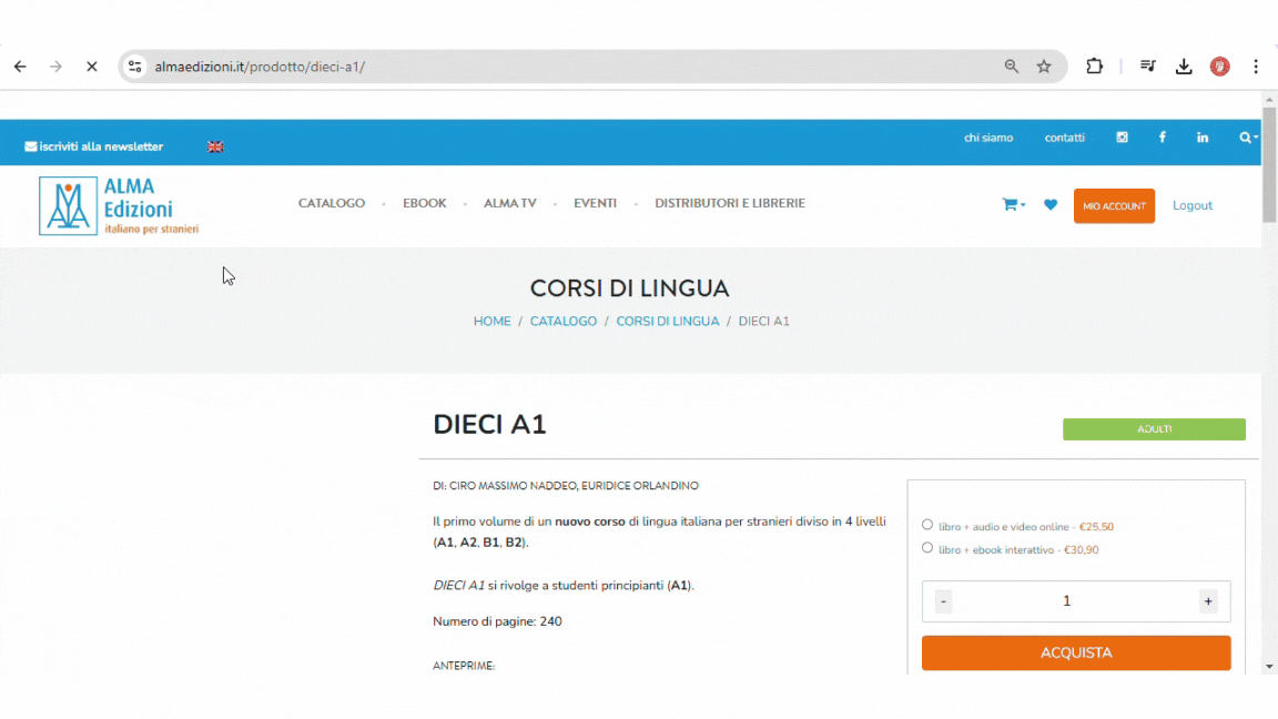 Ya puede acceder a los audios en Risorse