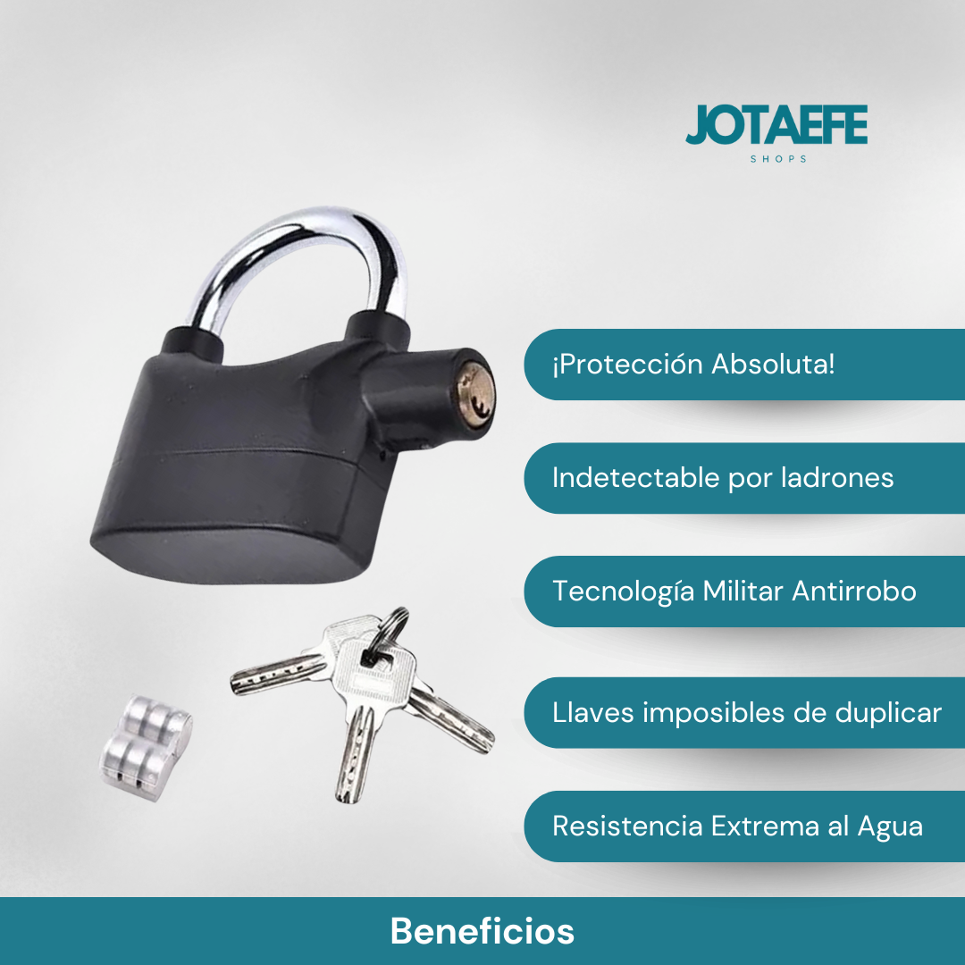 Candado con alarma