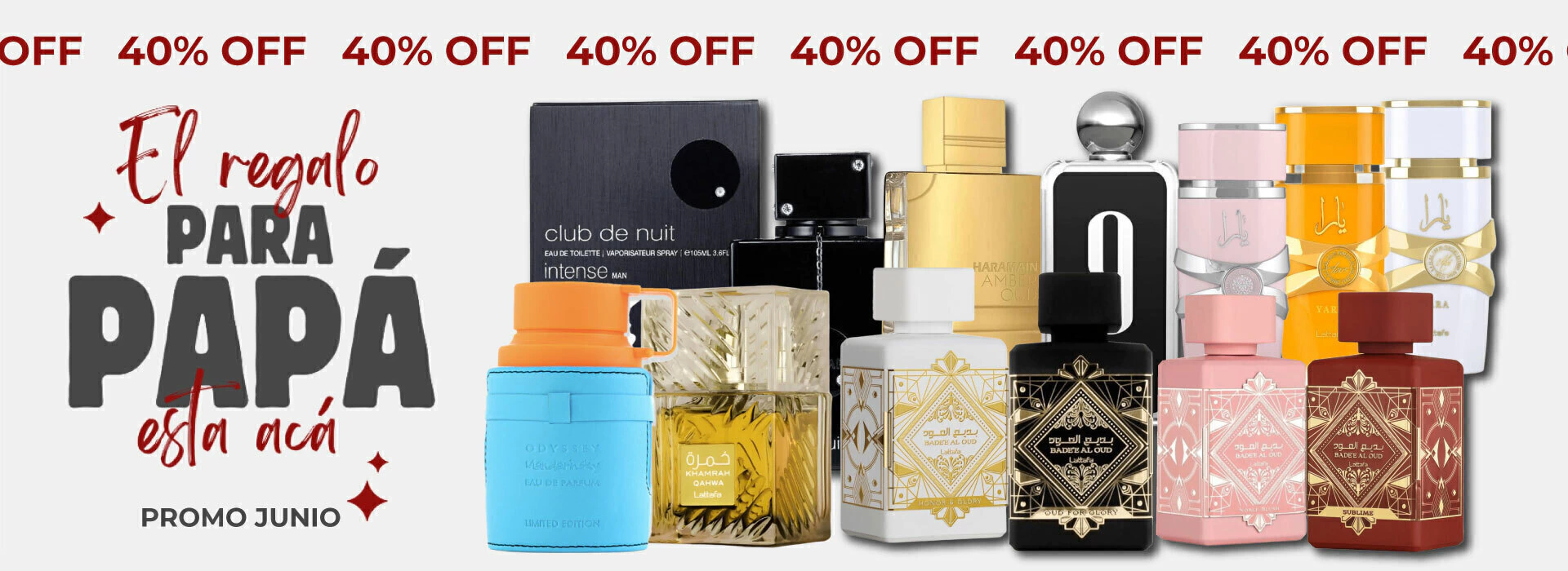 Banner de la categoría Perfumes 100% Originales
