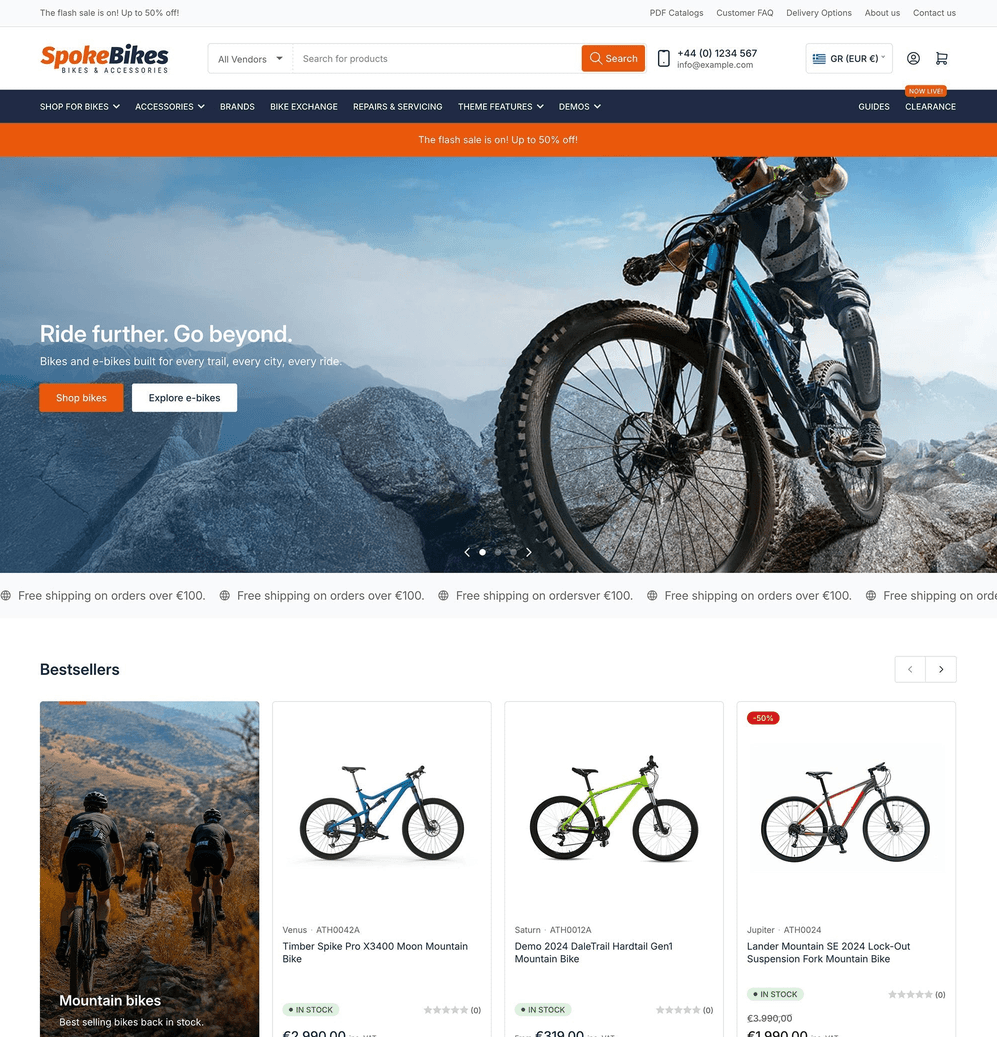 Spoke - Tema Shopify